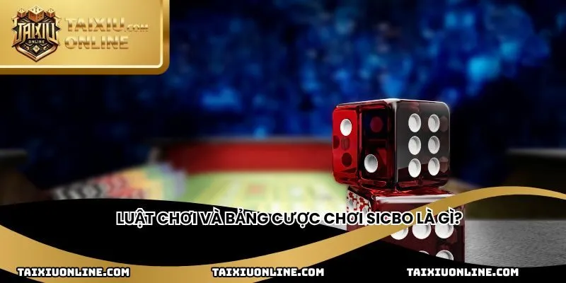 Luật chơi và bảng cược chơi sicbo là gì?
