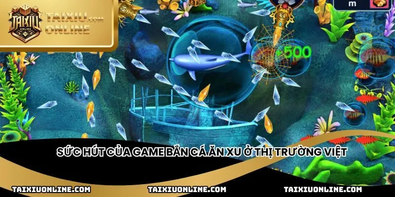 Sức hút của game bắn cá ăn xu ở thị trường Việt